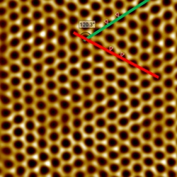 Graphene_hBN Moiré Pattern