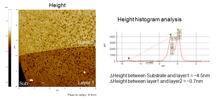 MoS2 Layers on SiO2