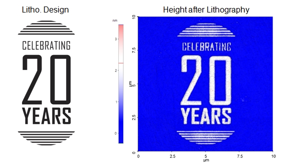 Lithography on Si substrate